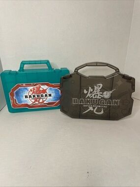 Bakugan Battle Brawlers Travel Storage Cases. Latch Close for secure storage.